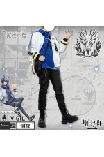 2XXT Cosplay Arknights Vigil The Other Side of Siracusa Daily Outfit Cosplay Costume